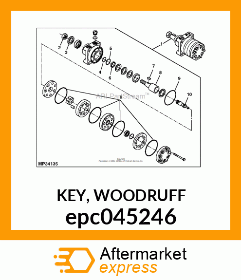 KEY, WOODRUFF epc045246