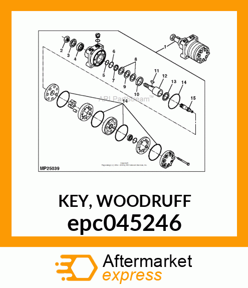 KEY, WOODRUFF epc045246