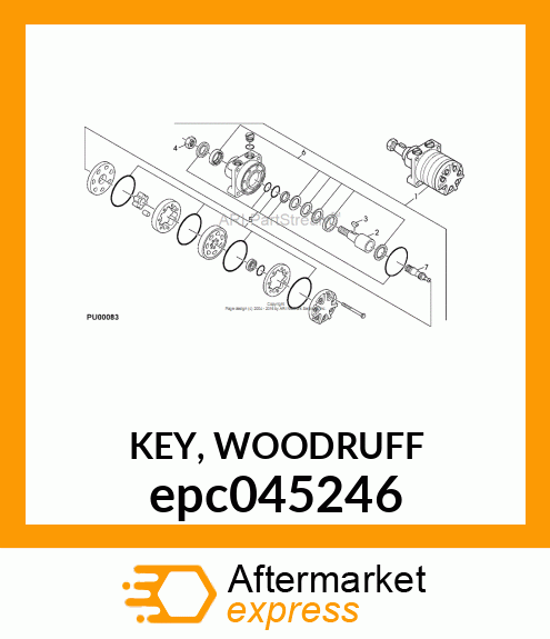 KEY, WOODRUFF epc045246