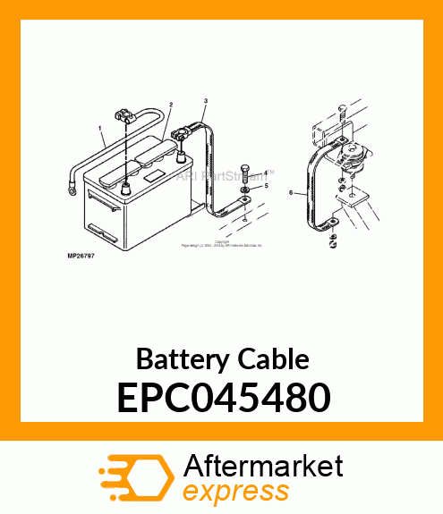 Battery Cable EPC045480