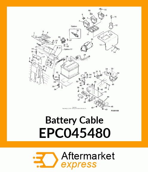 Battery Cable EPC045480