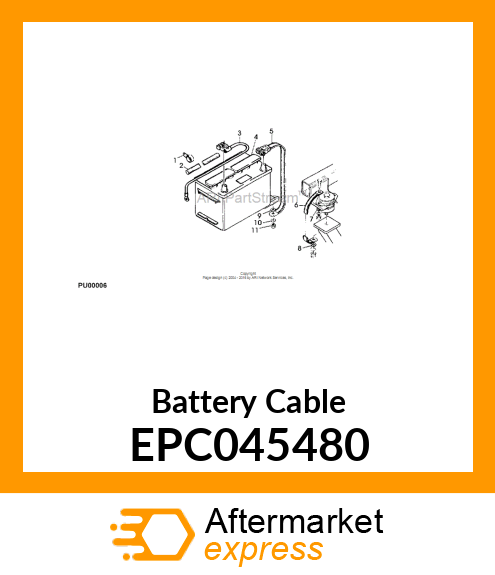 Battery Cable EPC045480