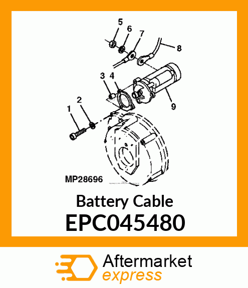 Battery Cable EPC045480