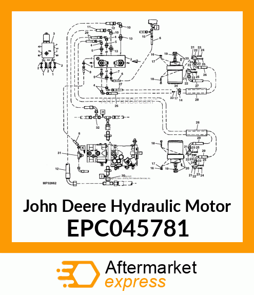 HYDRAULIC MOTOR,ME140 EPC045781