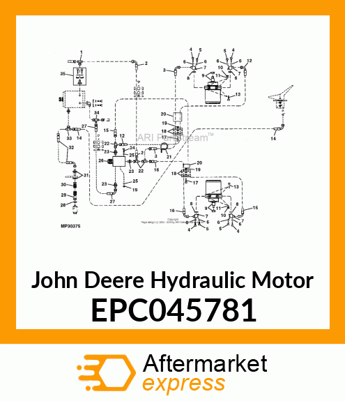 HYDRAULIC MOTOR,ME140 EPC045781