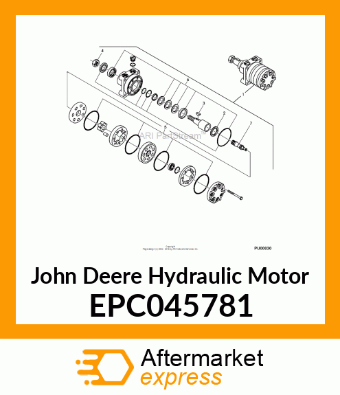 HYDRAULIC MOTOR,ME140 EPC045781