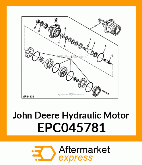 HYDRAULIC MOTOR,ME140 EPC045781