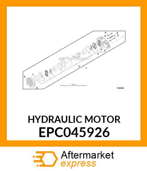 HYDRAULIC MOTOR EPC045926