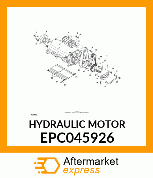 HYDRAULIC MOTOR EPC045926