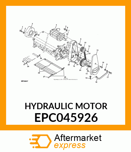 HYDRAULIC MOTOR EPC045926