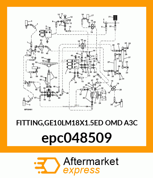 FITTING,GE10LM18X1.5ED OMD A3C epc048509