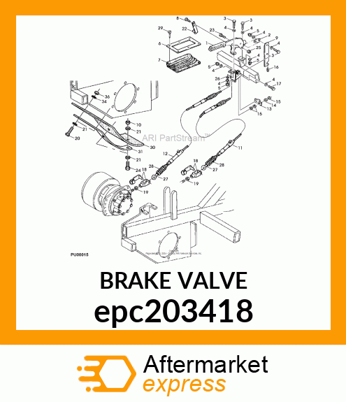 BRAKE VALVE epc203418