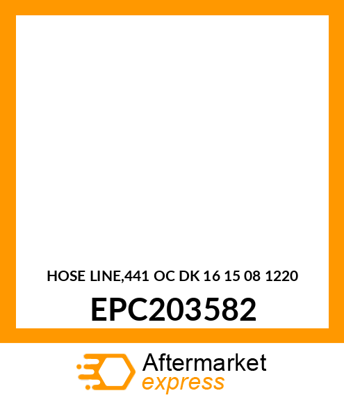 HOSE LINE,441 OC DK 16 15 08 1220 EPC203582