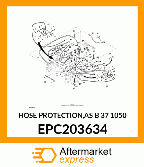HOSE PROTECTION,AS B 37 1050 EPC203634