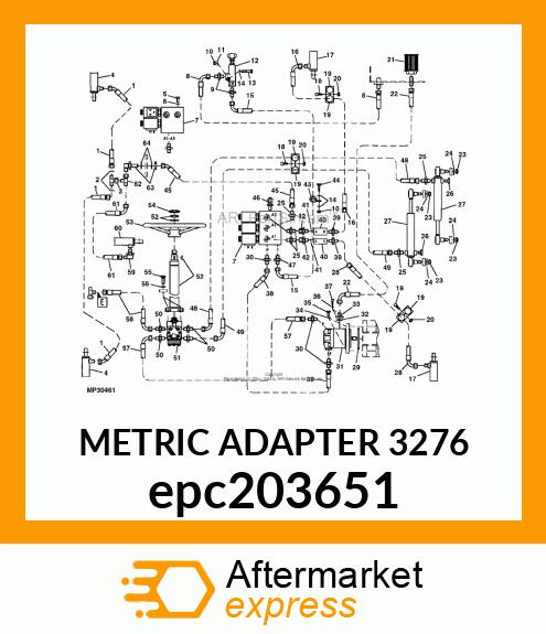 METRIC ADAPTER 3276 epc203651