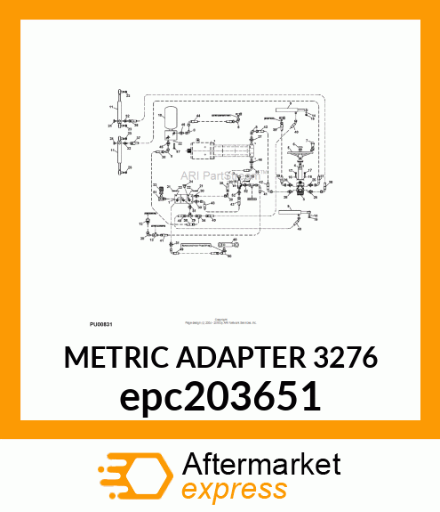 METRIC ADAPTER 3276 epc203651