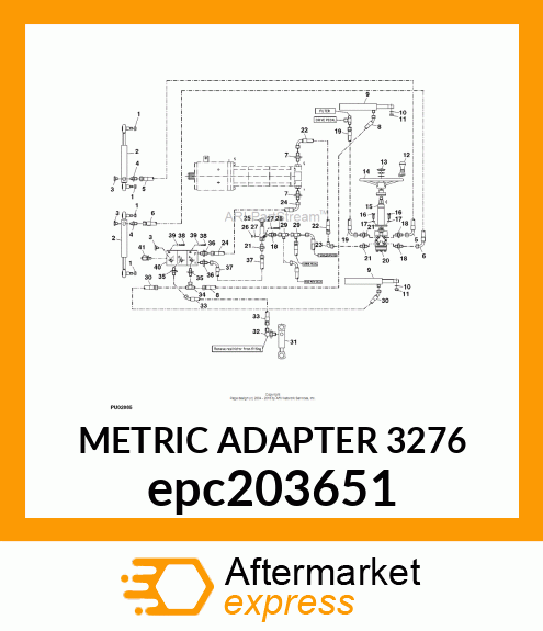 METRIC ADAPTER 3276 epc203651