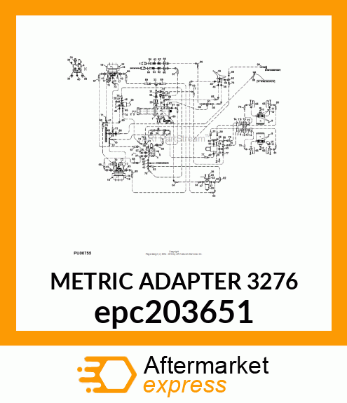 METRIC ADAPTER 3276 epc203651