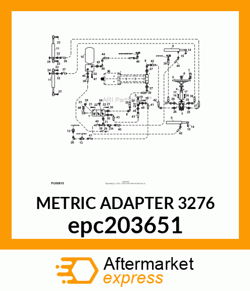 METRIC ADAPTER 3276 epc203651