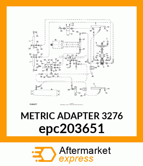 METRIC ADAPTER 3276 epc203651