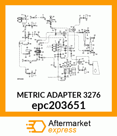 METRIC ADAPTER 3276 epc203651