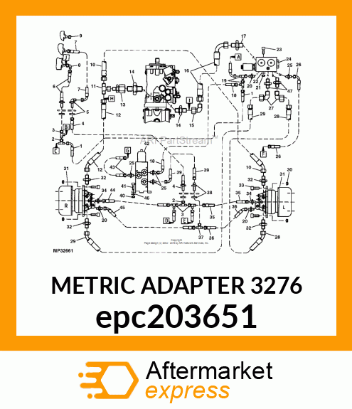 METRIC ADAPTER 3276 epc203651