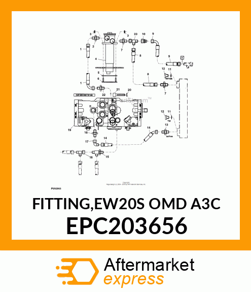 FITTING,EW20S OMD A3C EPC203656