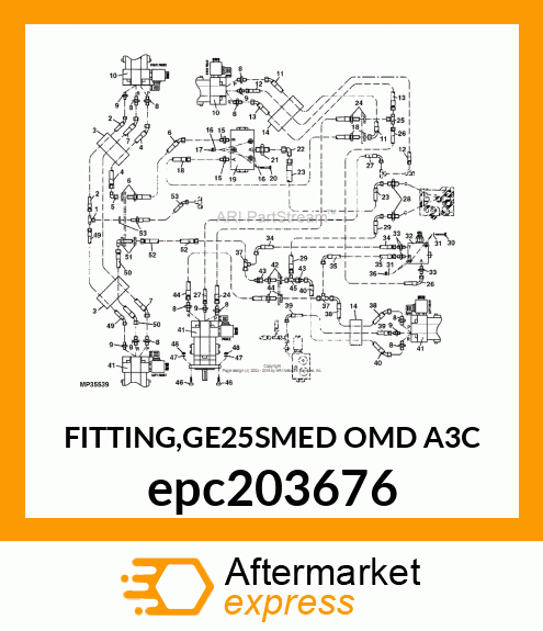 FITTING,GE25SMED OMD A3C epc203676