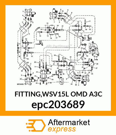 FITTING,WSV15L OMD A3C epc203689