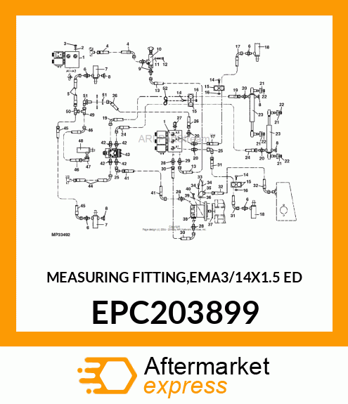 MEASURING FITTING,EMA3/14X1.5 ED EPC203899