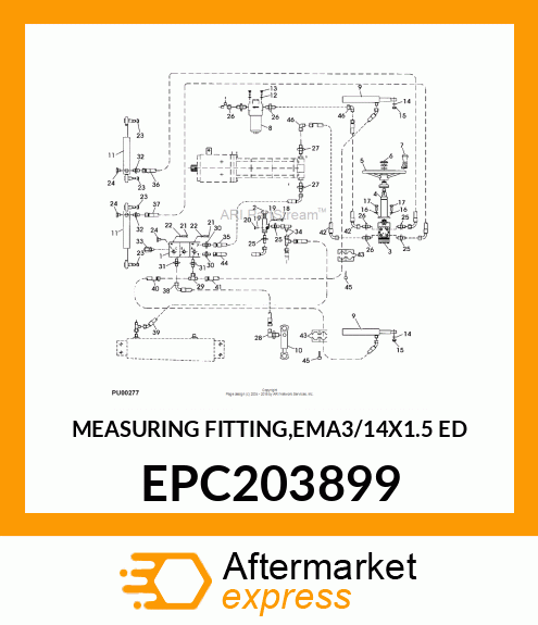 MEASURING FITTING,EMA3/14X1.5 ED EPC203899