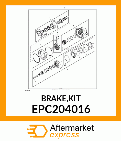 BRAKE,KIT EPC204016