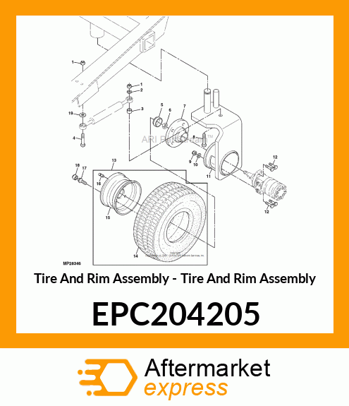 Tire And Rim Assembly - Tire And Rim Assembly EPC204205