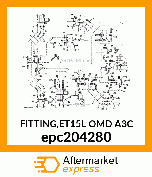 FITTING,ET15L OMD A3C epc204280