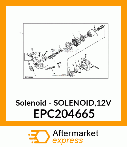 Solenoid EPC204665