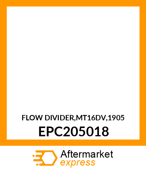 Flow Divider EPC205018