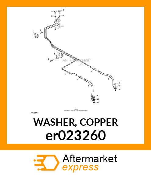 WASHER, COPPER er023260