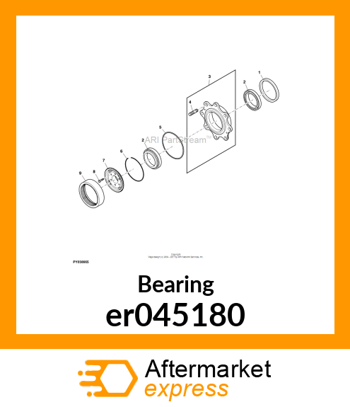 BEARING, BEARING, NONE er045180