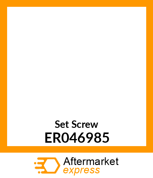 Set Screw ER046985