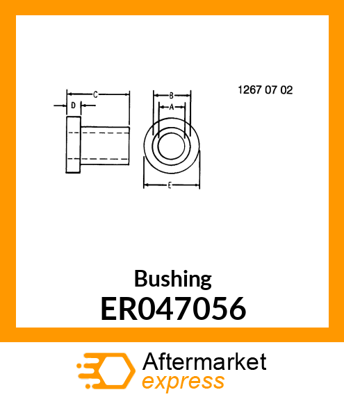 Bushing ER047056