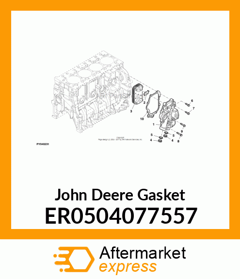 FLAT GASKET ENGINE ER0504077557