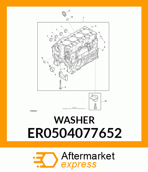 WASHER ER0504077652