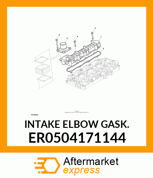 INTAKE ELBOW GASK. ER0504171144