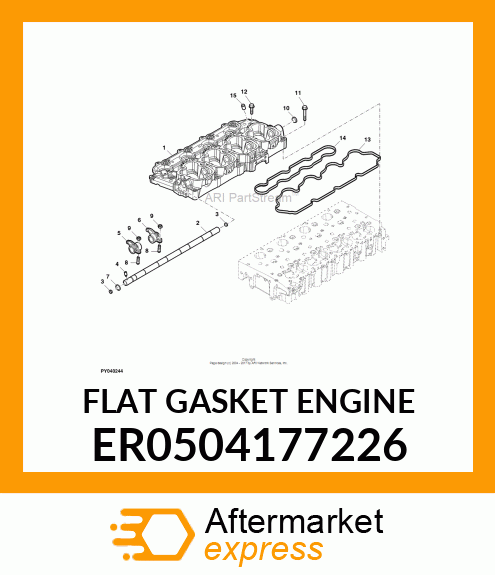 FLAT GASKET ENGINE ER0504177226