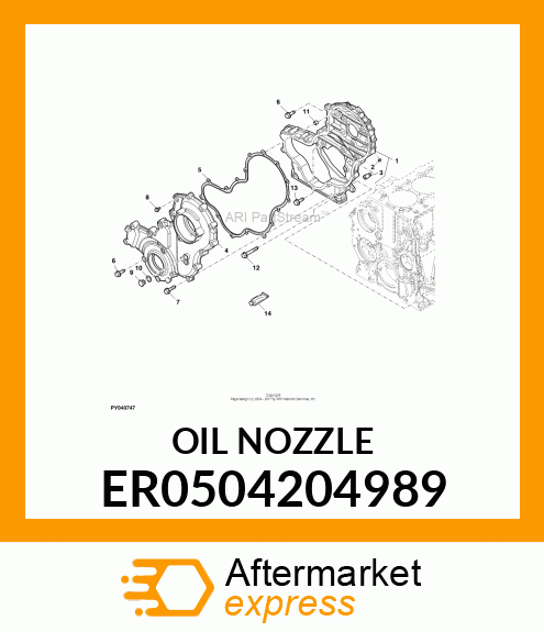 OIL NOZZLE ER0504204989