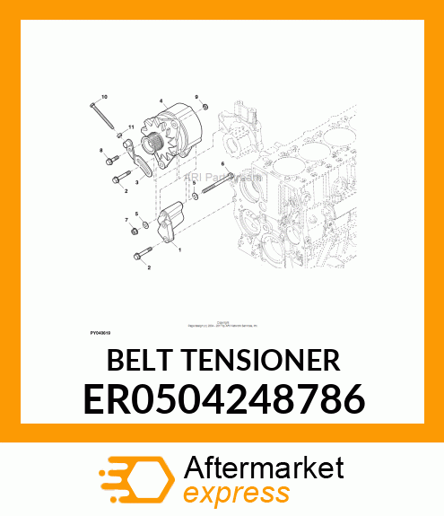 BELT TENSIONER ER0504248786