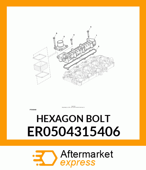 HEXAGON BOLT ER0504315406