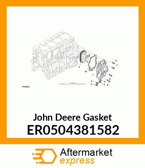 FLAT GASKET ENGINE ER0504381582