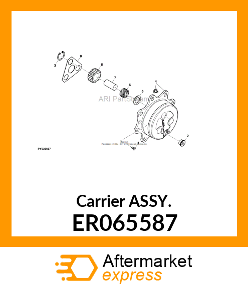 PLANETARY CARRIER KIT ER065587