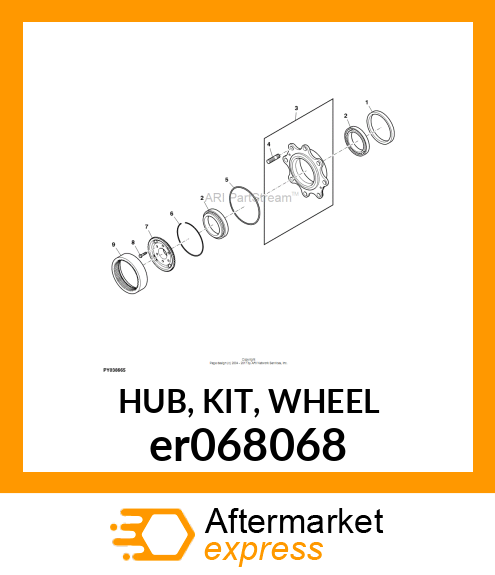 HUB, KIT, WHEEL er068068